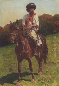 Reitender Tscherkesse