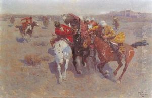 Baiga, Nationalspiel In Samarkand