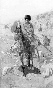 Tscherkessen-reiter Im Gebirge by Franz Roubaud