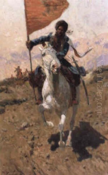 Charge (the Mongolian Soldier) - view 1