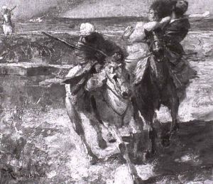 Frauenraub by Franz Roubaud