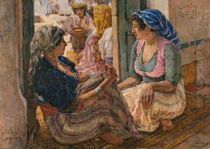 Conversation by Alexandre Roubtzoff