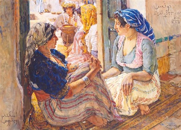 Femmes Tunisiennes by Alexandre Roubtzoff