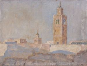 Vue De Tunis by Alexandre Roubtzoff