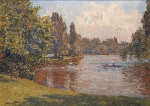 Vue Du Bois De Boulogne by Alexandre Roubtzoff