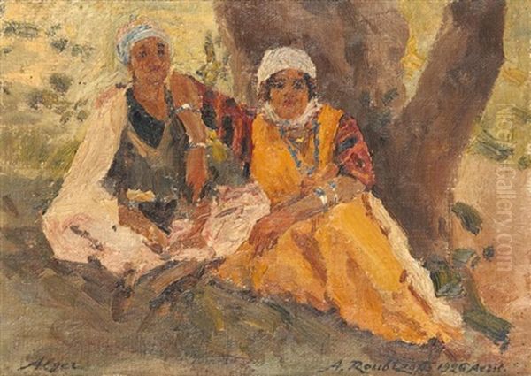 Deux Algeriennes Sous Un Arbre - view 1