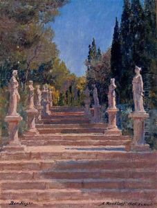 The Sculpture Garden At Ben-negro, Bizerte (+ The Pavilion At Ben-negro; 2 Works)