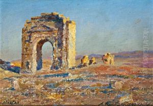 Ruines A Maktar by Alexandre Roubtzoff