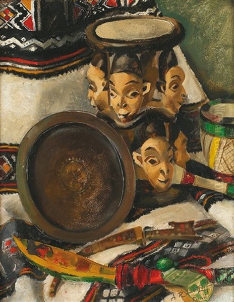 Composition Aux Objets Africains - view 1