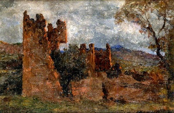 Ruines Dans Un Paysage - view 1