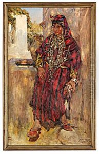 Maisa, Nordafrikansk Skonhet by Alexandre Roubtzoff