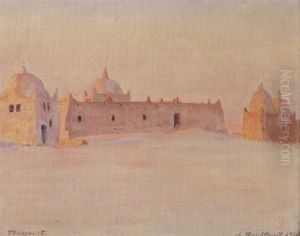 Touggourt, Algerie by Alexandre Roubtzoff