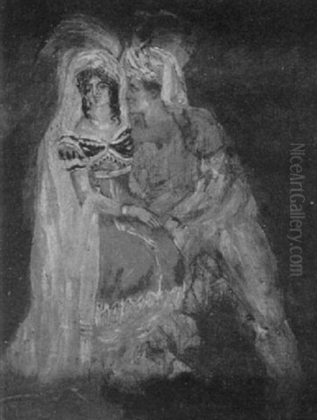 A Seated Couple - view 1