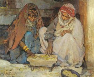 Ramdana Et Salem by Alexandre Roubtzoff