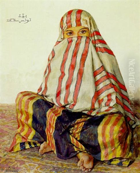 Fillette Arabe Voilee - view 1