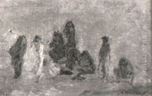 Femmes De Gabes by Alexandre Roubtzoff