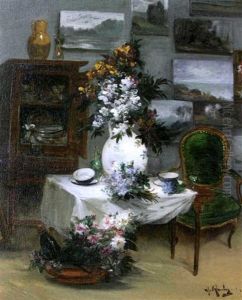 Vase De Fleurs Dans L'interieur