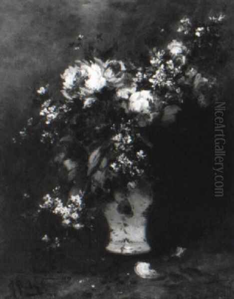Bouquet De Pivoines Et Eglantines - view 1