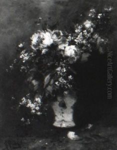 Bouquet De Pivoines Et Eglantines