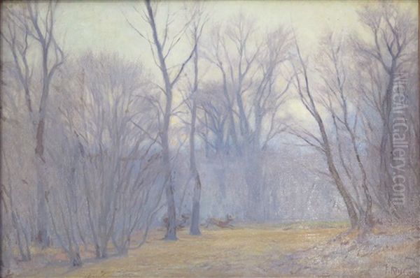 Chevreuils Dans La Foret, 1934 - view 1