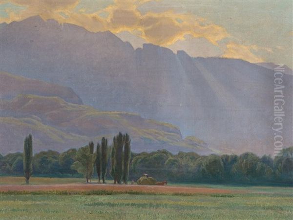 Mountain Landscape Vaud Alps - view 1