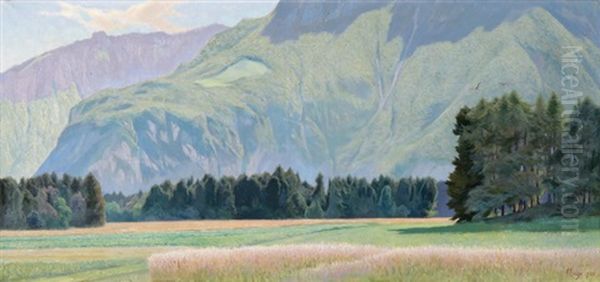 Rhone-landschaft Bei Villeneuve - view 1
