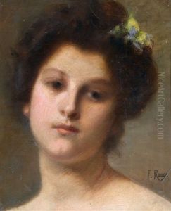 Portrat Einer Dame by Frederic Rouge