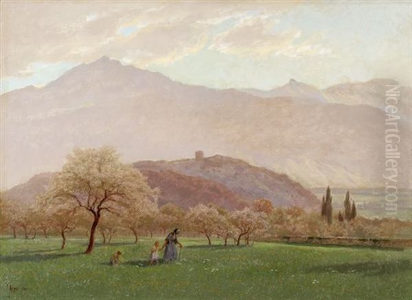 Vergers En Fleurs A Ollon - view 1