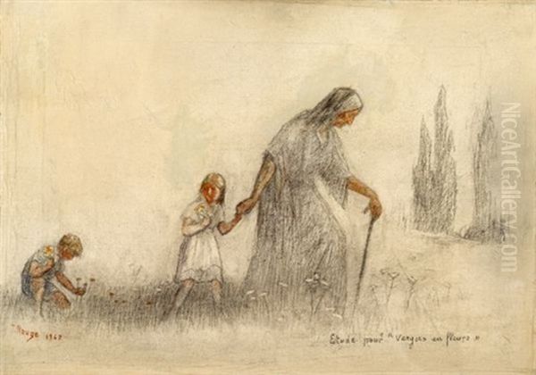 Etude Pour Vergers En Fleurs (study) - view 1