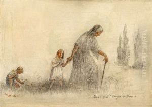 Etude Pour Vergers En Fleurs (study) by Frederic Rouge