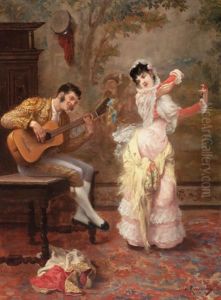 The Dancer by Jules James Rougeron
