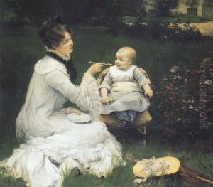 Mother's Treat by Jules James Rougeron