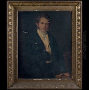 Portrait D'homme by Jean Sebastien Rouillard