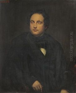 Portrait D'alphonse Milbert (?) by Jean Sebastien Rouillard