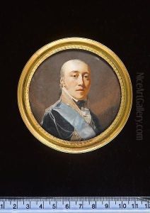 Friedrich Franz I, Grand Duke Of Mecklenburg-schwerin (1756-1837), Wearing Blue Uniform With Buff Facings, The Breast Star And Pale Blue Sash Of The Order Of Saint Esprit, Silver Aiguillette, Frilled White Chemise And Tied Black Cravat, His Hair Powdered
