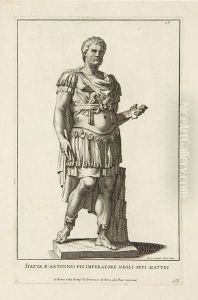 Rossi Publisher. A Group Of Plates Of Classical Sculpture by Giovanni Domenico Bossi