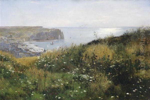 Coastal Landscape, Etretat - view 1