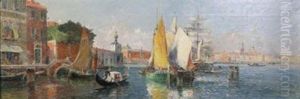 Vue De Venise by Gaston-Marie-Anatole Roullet