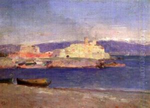 Antibes, Matin by Gaston-Marie-Anatole Roullet