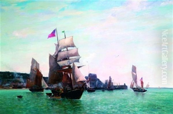 Bateaux Dans Le Port De Goray-jersey - view 1