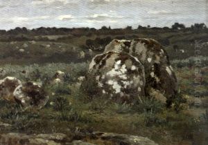 Rochers A Fontainebleau by Gaston-Marie-Anatole Roullet