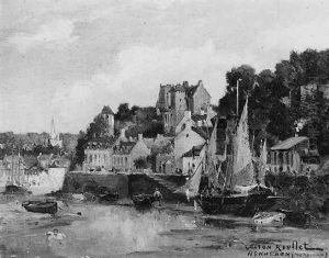 Hennebon, Morbihan by Gaston-Marie-Anatole Roullet