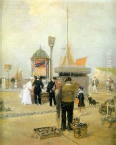 En El Paseo Maritimo by Gaston-Marie-Anatole Roullet