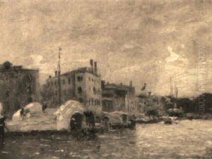 Vue De Venise by Gaston-Marie-Anatole Roullet