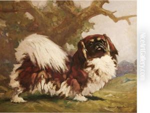 Standing Pekingese by Harry Rountree