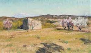 Paysage Des Alpilles by August L. Roure