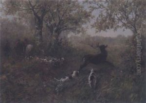 Stag Hunt by Charles Rousseau