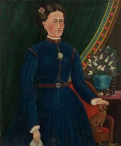 Portrait De Femme by Henri Julien Rousseau