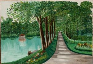 Allee Pres Du Lac by Henri Julien Rousseau