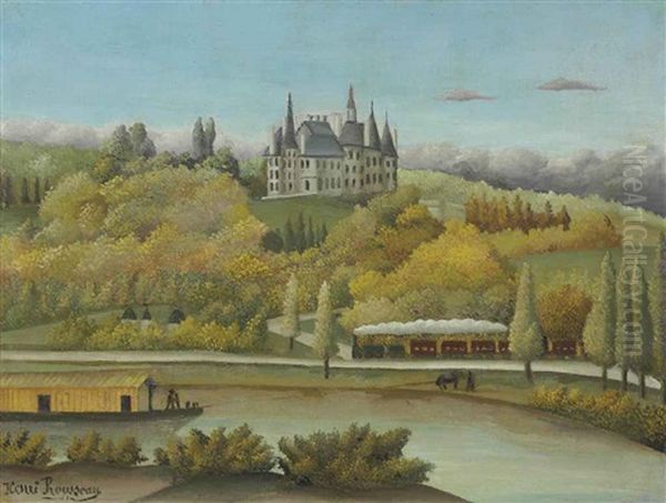 Bords De La Marne (l'automne, Vue De Damery-boursault) - view 1